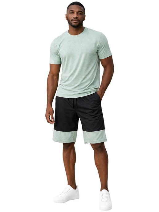 Kruze | Mens Jersey T-Shirt & Shorts Set - Image 1