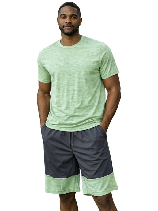Kruze | Mens Jersey T-Shirt & Shorts Set - Image 3