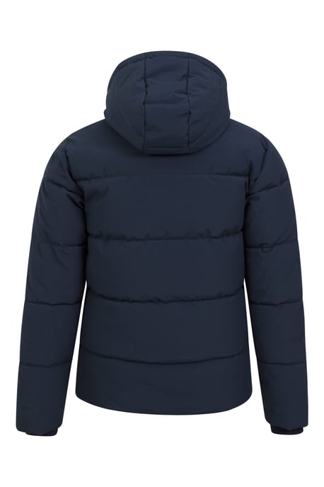 'Manta' Men's Borg Lined Jacket Isotherm Water Resistant Padded Coat Navy - Image 4