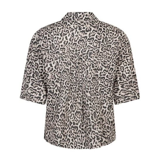 Red Button Blouse lange mouw srb4864 nova - Image 2