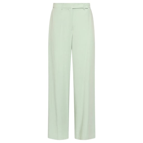 Smashed Lemon Dames zachte wijde pantalon met rechte pijpen | - Image 2