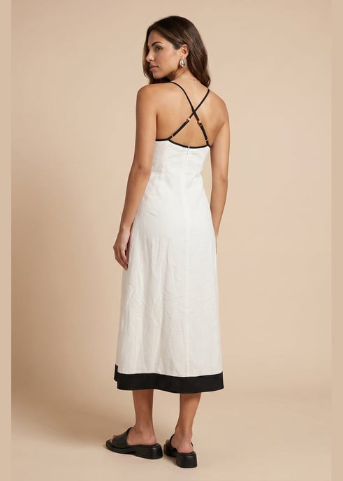 Contrast Maxi Dress - Image 3