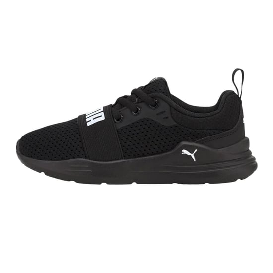 Puma Childrens/Kids Wired Run Trainers (Black/White) - Image 3