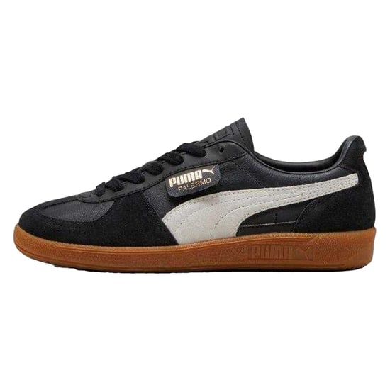 Puma Heren Palermo Suède Trainers (Zwart) - Image 3