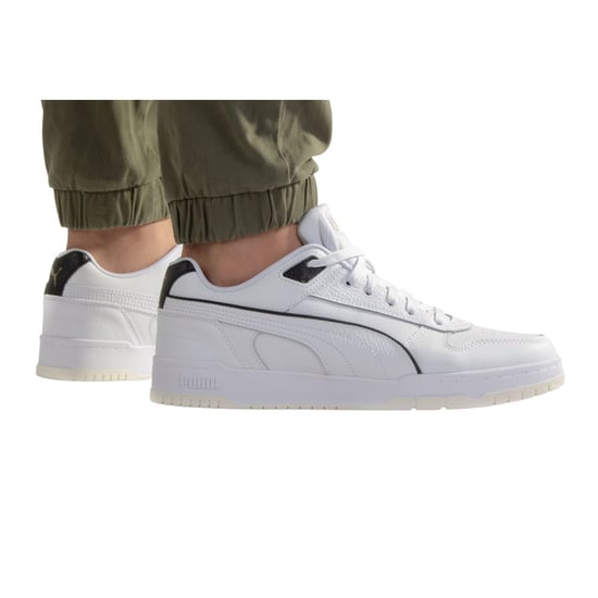 Puma Heren RBD Game Cow Leather Lage Sportschoenen (Wit) - Image 6