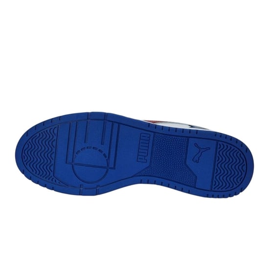 Puma Heren RBD Game Cow Leather Lage Sportschoenen (Wit/blauw) - Image 5