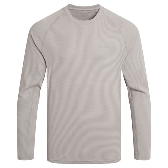 Craghoppers Heren SolarShield+ Nosilife T-shirt met lange mouwen (Perkament) - Image 1