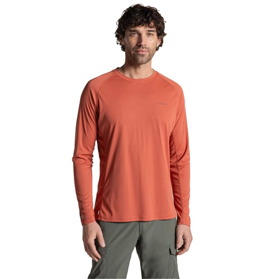 Craghoppers Heren SolarShield+ Nosilife T-shirt met lange mouwen (Donkere Sahara) - Image 3