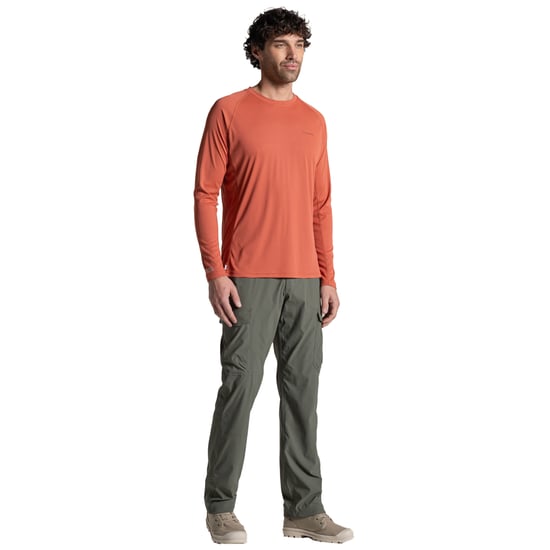 Craghoppers Heren SolarShield+ Nosilife T-shirt met lange mouwen (Donkere Sahara) - Image 4
