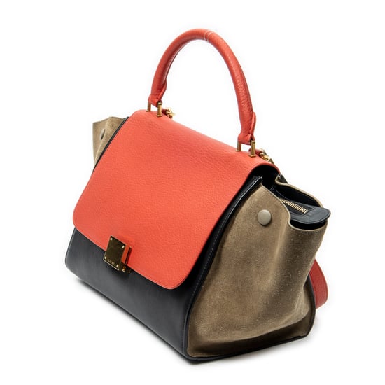 Small Tricolor Trapeze Shoulder Bag - Image 2