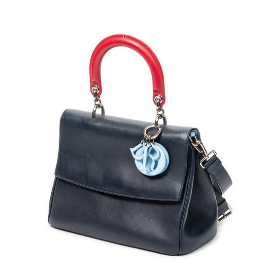 Small Tricolor Be Dior Flap Shoulder Bag - Image 2