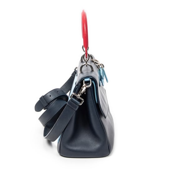 Small Tricolor Be Dior Flap Shoulder Bag - Image 4