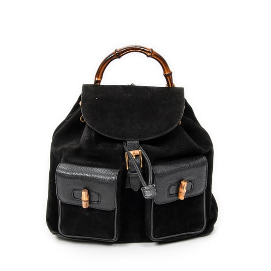 Large Bamboo Backpack rugzak - Image 1