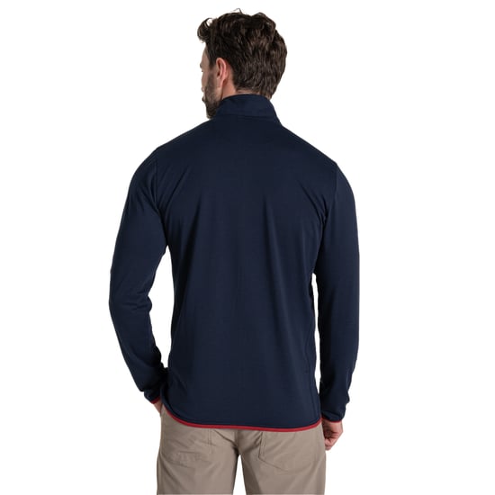Craghoppers Heren Copthorne Nosilife Full Zip Golf Fleecejack (Blauwe Marine) - Image 2