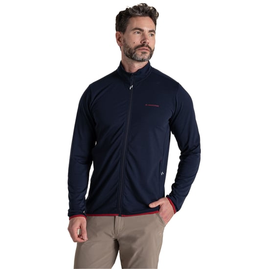 Craghoppers Heren Copthorne Nosilife Full Zip Golf Fleecejack (Blauwe Marine) - Image 3