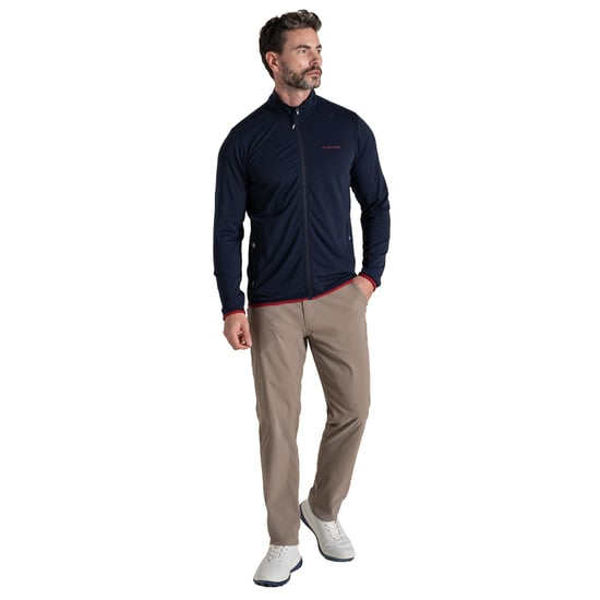 Craghoppers Heren Copthorne Nosilife Full Zip Golf Fleecejack (Blauwe Marine) - Image 4