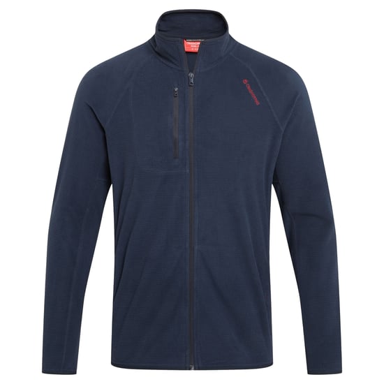 Craghoppers Heren Bromsgrove Nosilife Full Zip Golf Fleece Jacket (Blauwe Marine) - Image 1