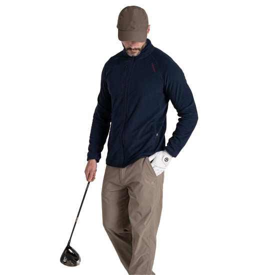 Craghoppers Heren Bromsgrove Nosilife Full Zip Golf Fleece Jacket (Blauwe Marine) - Image 3