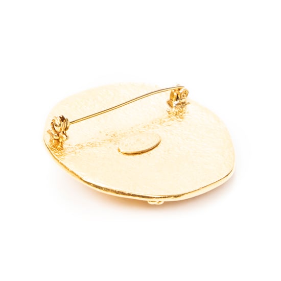 CC Round Sun Brooch Pin Brooch - Image 2