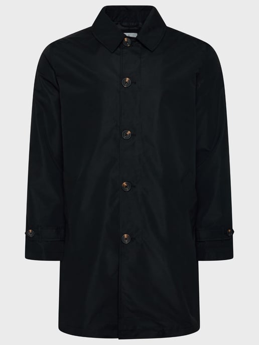 James Harry Brown Basic Raincoat in Black - Image 2