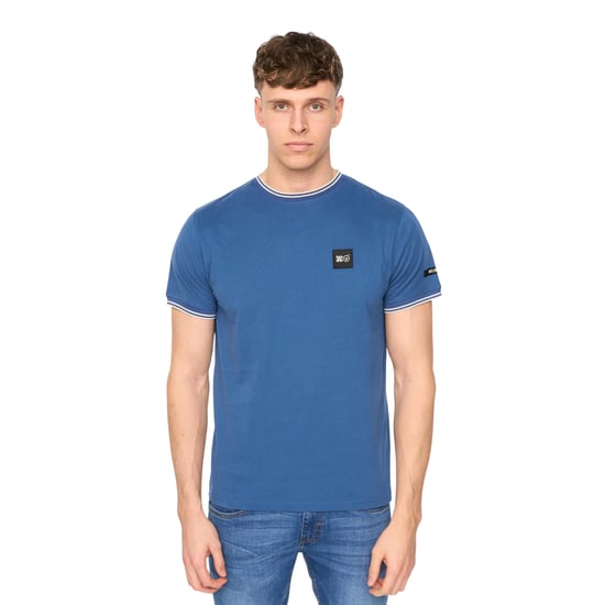 Duck and Cover Heren Wrentham Katoenen T-Shirt (Blauw) - Image 1