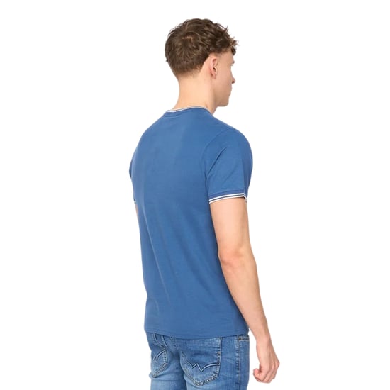 Duck and Cover Heren Wrentham Katoenen T-Shirt (Blauw) - Image 2