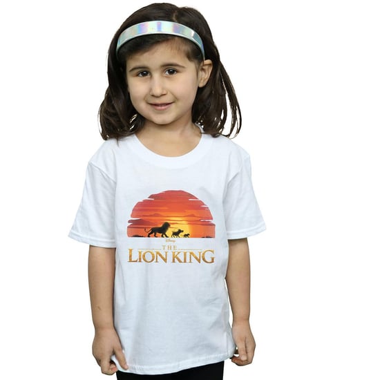 Disney Meisjes The Lion King Movie Sunset Logo Katoenen T-Shirt (Wit) - Image 2