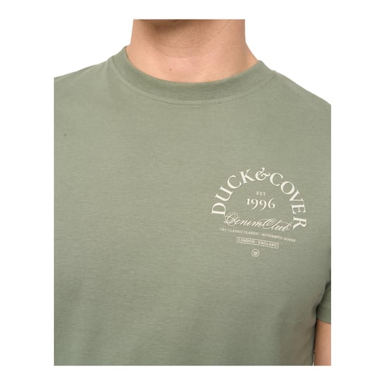 Duck and Cover Heren Sudbury T-Shirt (Olijf) - Image 2