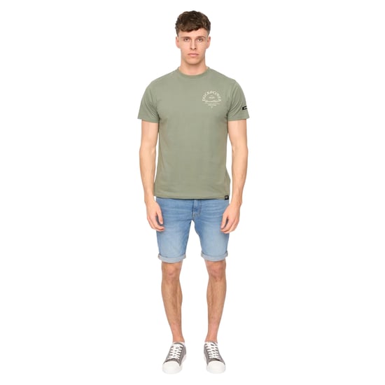Duck and Cover Heren Sudbury T-Shirt (Olijf) - Image 3