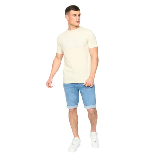 Crosshatch Heren Transflate T-Shirt (Neutraal) - Image 3
