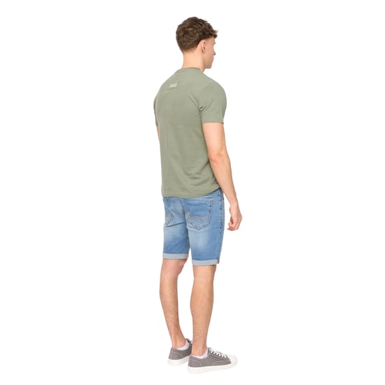 Duck and Cover Heren Walpole T-Shirt (Olijf) - Image 5
