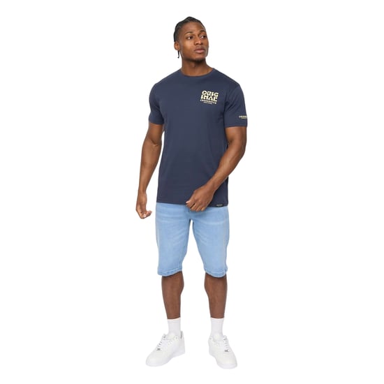 Crosshatch Mannen Wellmoores T-Shirt (Marineblauw) - Image 4