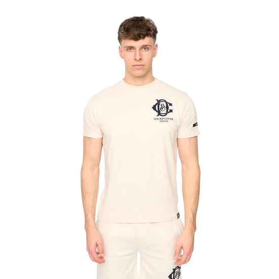 Duck and Cover Heren Randolph Logo Casual T-shirt (Steen) - Image 1