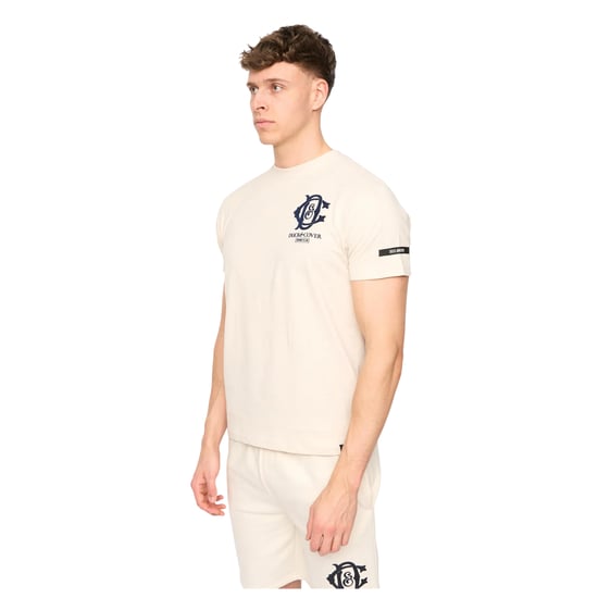 Duck and Cover Heren Randolph Logo Casual T-shirt (Steen) - Image 3