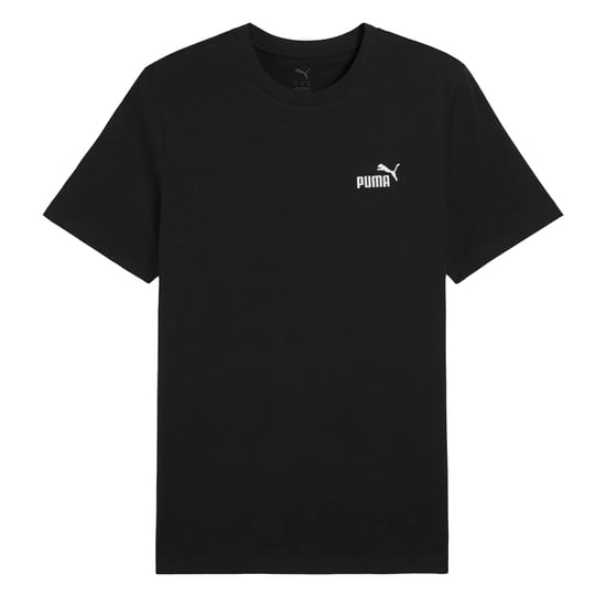 Puma Heren Essentials No 1 Klein Logo T-Shirt (Zwart) - Image 1