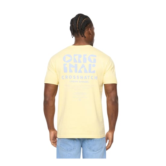 Crosshatch Mannen Wellmoores T-shirt (Geel) - Image 2