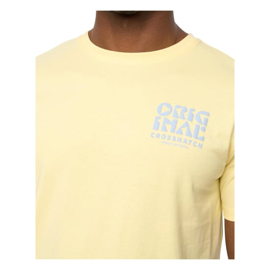 Crosshatch Mannen Wellmoores T-shirt (Geel) - Image 3
