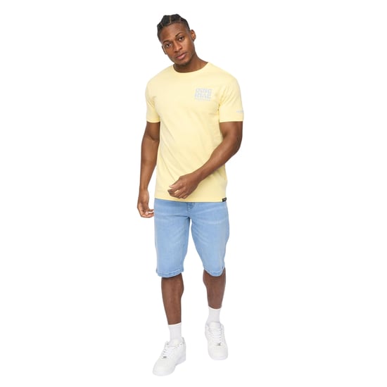 Crosshatch Mannen Wellmoores T-shirt (Geel) - Image 4