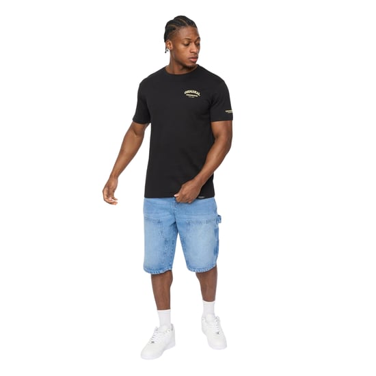 Crosshatch Heren Labstock T-Shirt (Zwart) - Image 3
