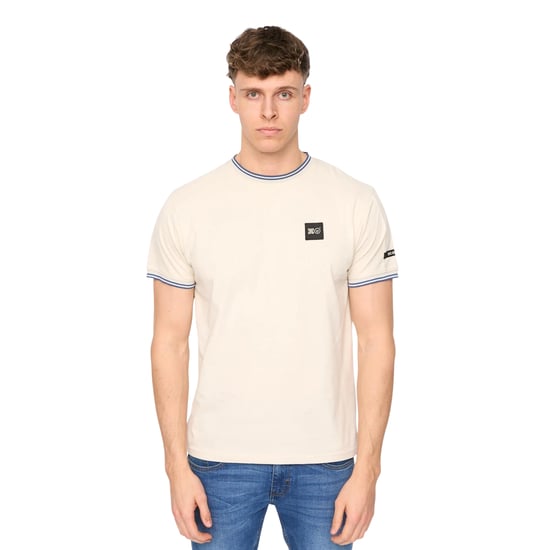 Duck and Cover Heren Wrentham Katoenen T-Shirt (Steen) - Image 1