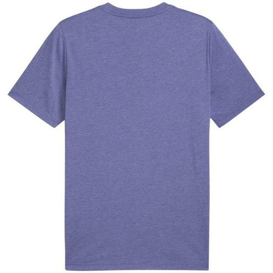 Puma Heren ESS No.1 Logo Heather T-Shirt (Violet) - Image 2