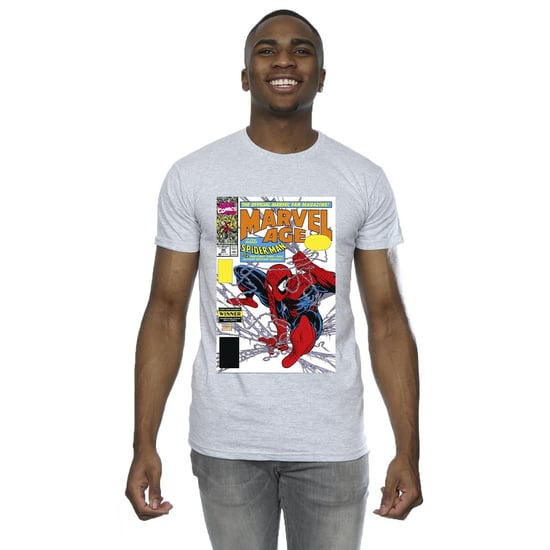 Marvel Heren Spider-Man Marvel Age Comic Cover T-Shirt (Sportgrijs) - Image 2