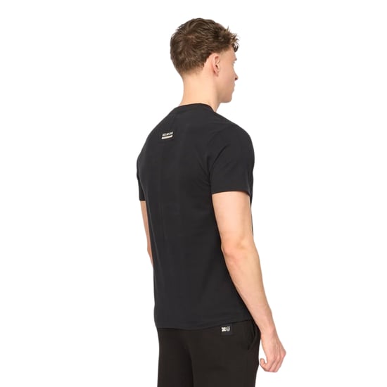Duck and Cover Heren Rayland Katoenen T-Shirt (Zwart) - Image 2