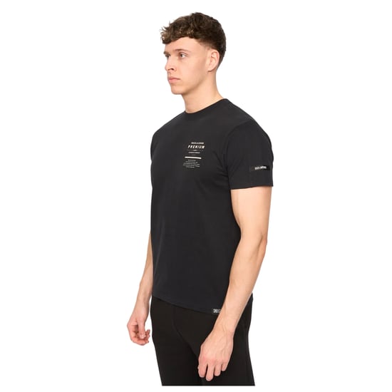 Duck and Cover Heren Rayland Katoenen T-Shirt (Zwart) - Image 3