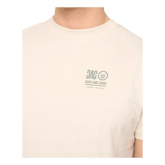 Duck and Cover Mens Lynnfold T-Shirt (Light Stone) - Image 2