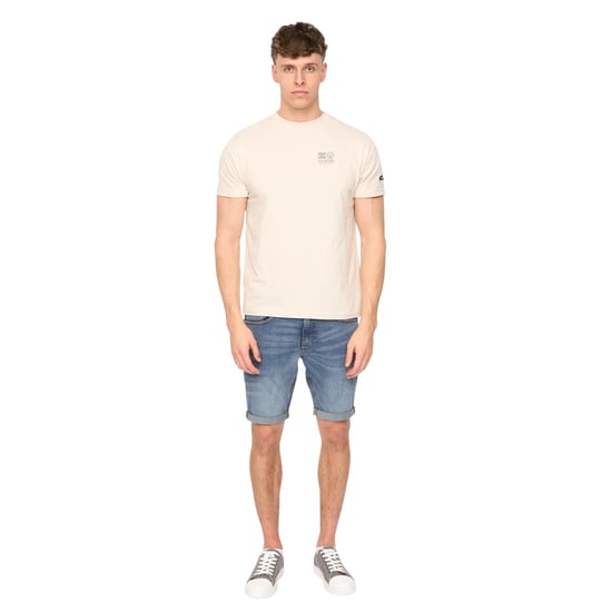Duck and Cover Mens Lynnfold T-Shirt (Light Stone) - Image 3
