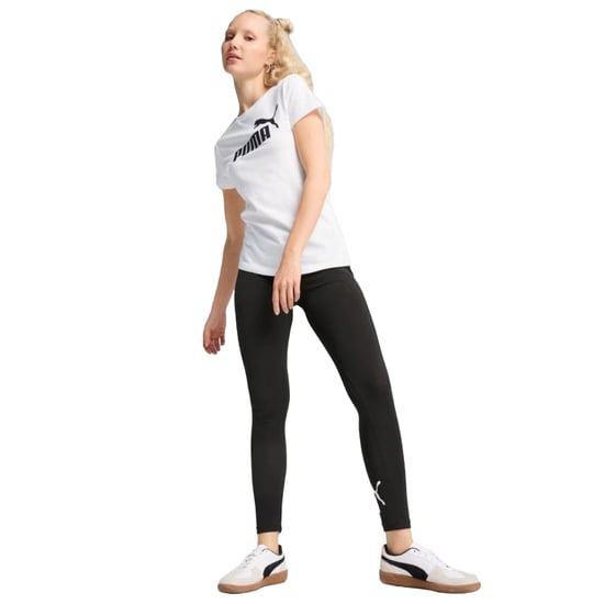 Puma Dam ESS No.1 Logotyp T-shirt (Vit) - Image 3