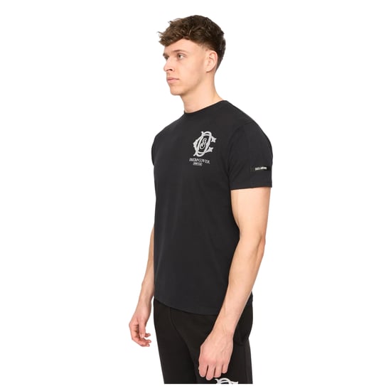 Duck and Cover Heren Randolph Logo Casual T-shirt (Zwart) - Image 3