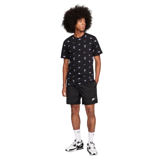 Nike T-shirt med sportkläder för herrar (Svart) - Image 4