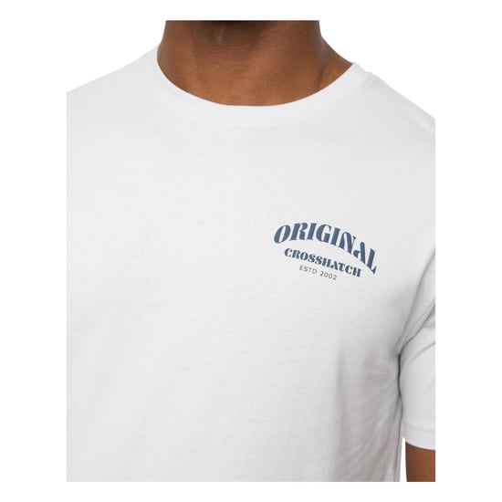 Crosshatch Heren Labstock T-Shirt (Blauw) - Image 2